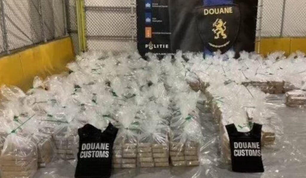 Captura de cocaină în depozitul Ulvenhout