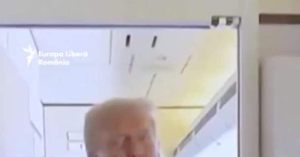 Donald Trump, declarații în Air Force One pe drumul spre Alaska