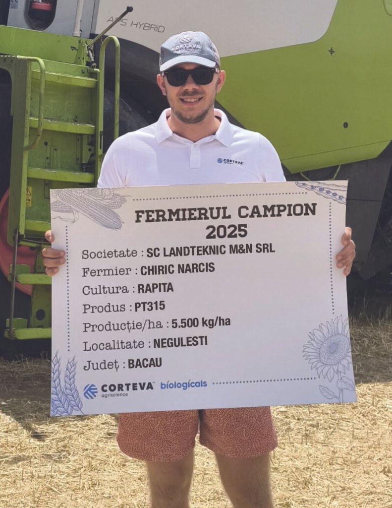 Fermierii campioni la rapiță din zona Moldovei cu hibrizii PT315, PT314 si PT303 Fermierii campioni la rapiță din zona Moldovei cu hibrizii PT315, PT314 si PT303
