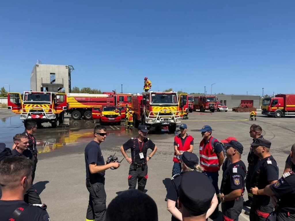 IGSU: Modulul românesc RO GFFF-V şi-a început prima zi operativă în baza de la Nea Makri