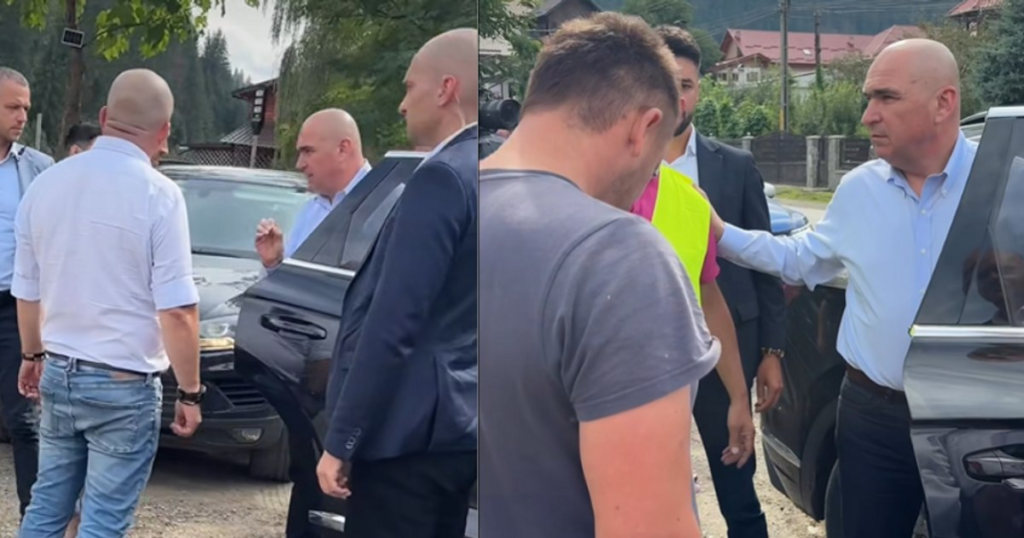 Ilie Bolojan, vizită neanunțată la Broșteni. Ce a vrut să vadă premierul în locul devastat de inundații
