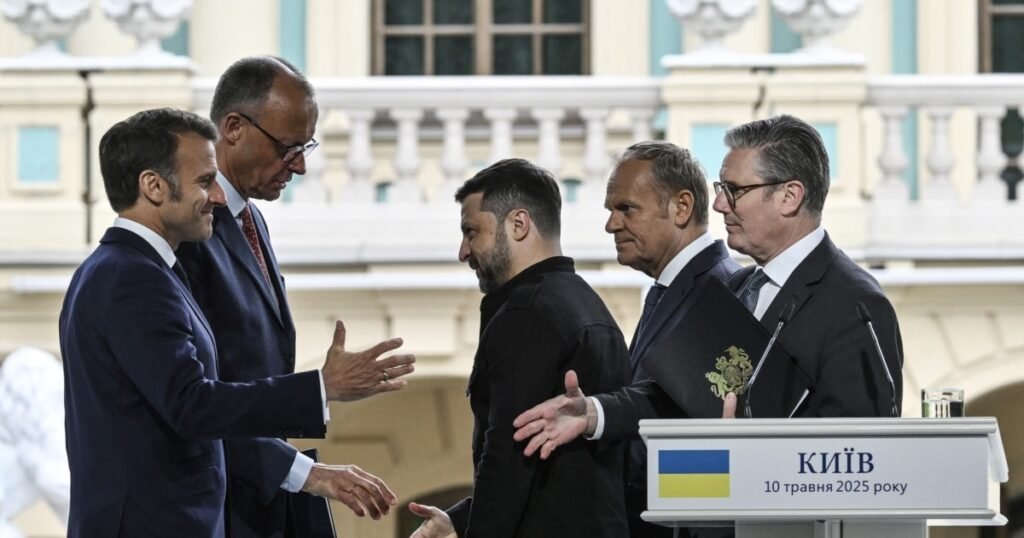 Liderii Europei fac scut în jurul lui Zelenski. Cu cine merge luni, la Washington, președintele Ucrainei