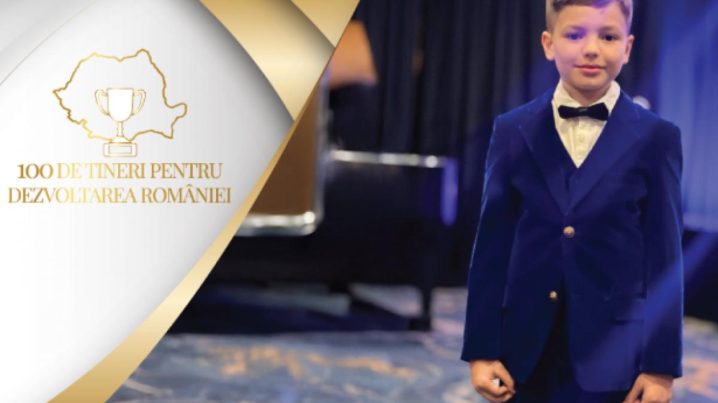 Luca Uzun, copilul-minune al pianului obține 7 medalii în SUA și se înscrie în campania „100 de tineri pentru dezvoltarea României”
