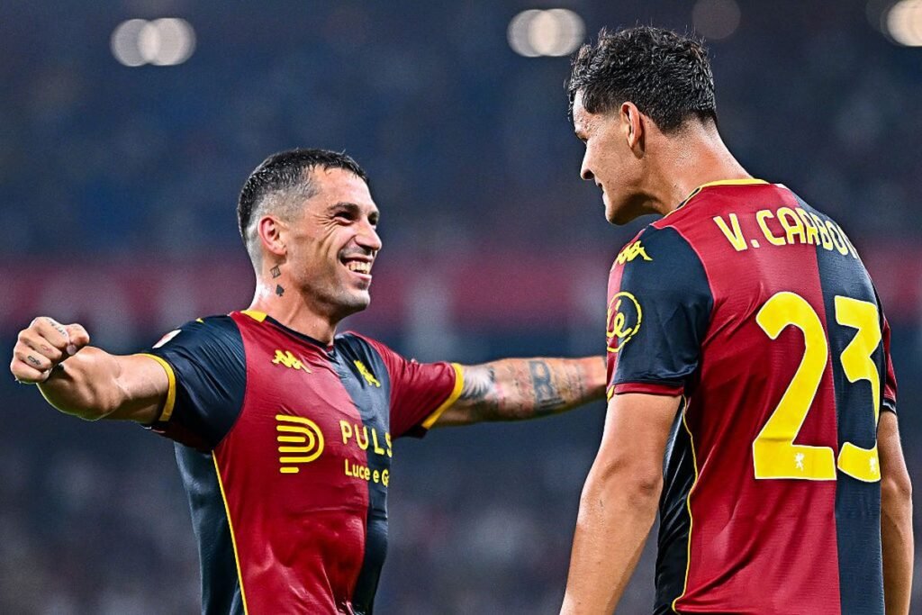Nicolae Stanciu, ce „rachetă” la debutul pentru Genoa! Gol senzațional sub privirile lui Mircea Lucescu și Dan Șucu