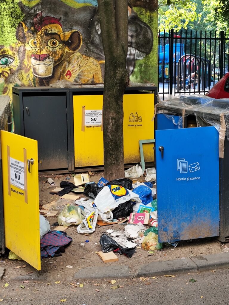 Paradoxul gunoiului, în Sectorul 2: Au fost aduse pubele noi, ecologice, de milioane de euro, dar nu pot fi folosite