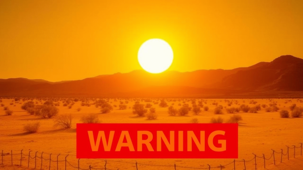 Record de temperatură într-o localitate din Sahara Occidentală