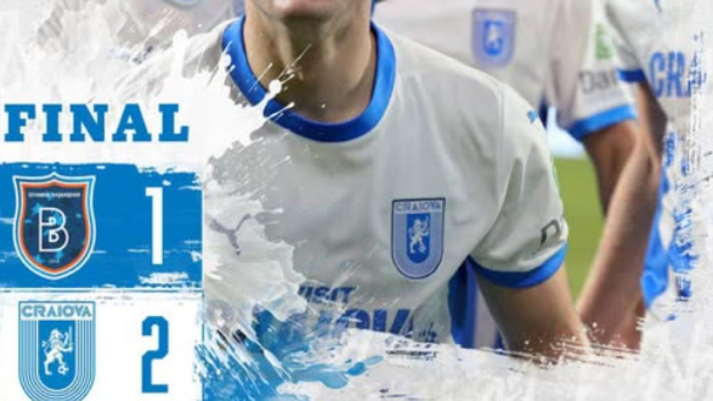 Universitatea Craiova, victorie uriașă la Istanbul!