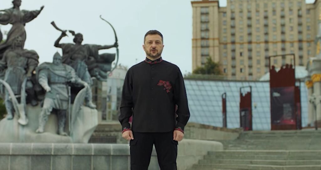 Zelenski, de Ziua Independenței, de pe Maidan: „Ucraina nu mai așteaptă gesturi de bunăvoință, are propria voință” (Video)