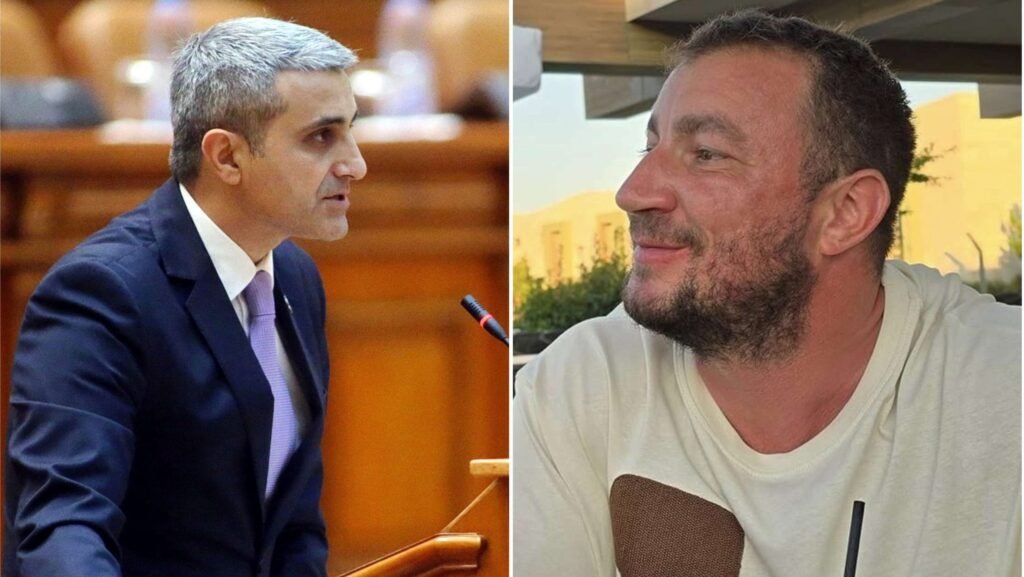 Scandal monstru între Robert Turcescu (stânga) și Marian Godină (dreapta)
