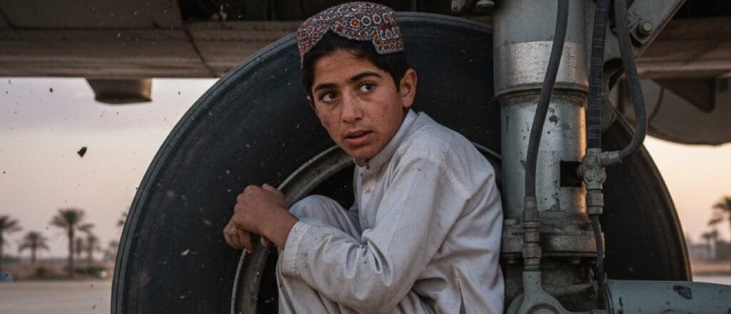 E o minune că e întreg! / Un băiat de 13 ani din Afganistan a călătorit din Kabul la Delhi, ascuns în compartimentul trenului de aterizare al avionului