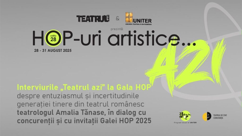 Interviurile „Teatrul Azi” la Gala HOP 2025