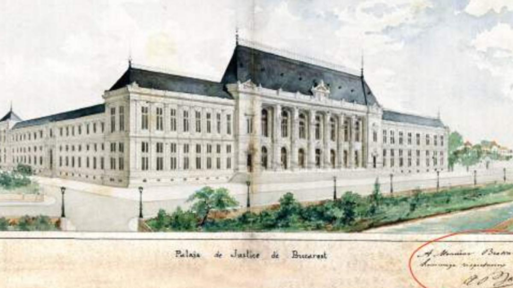 Istoria (la microscop) a Palatului de Justiție al României