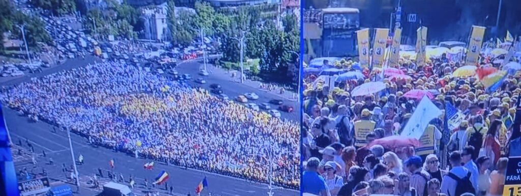 Profesorii, în stradă cum au promis. „Merităm o felie mai mare de pizza”