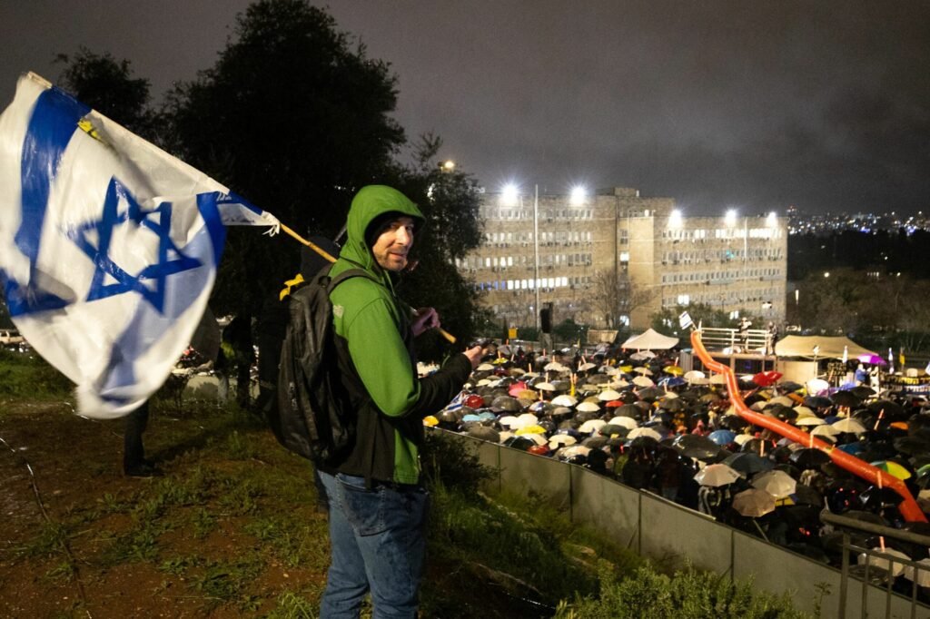 Proteste în fața reședinței lui Netanyahu din Ierusalim