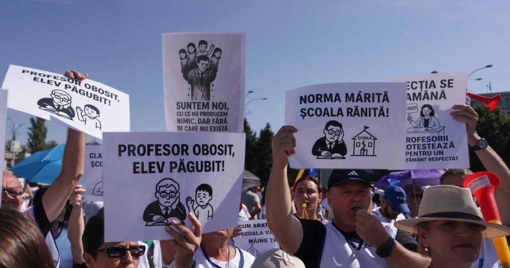 Protestul profesorilor văzut prin ochii părinților: „N-ai cum să scoți analfabeți funcțional pe bandă rulantă și să te plângi de ore în plus” Protestul profesorilor văzut prin ochii părinților: „N-ai cum să scoți analfabeți funcțional pe bandă rulantă și să te plângi de ore în plus”