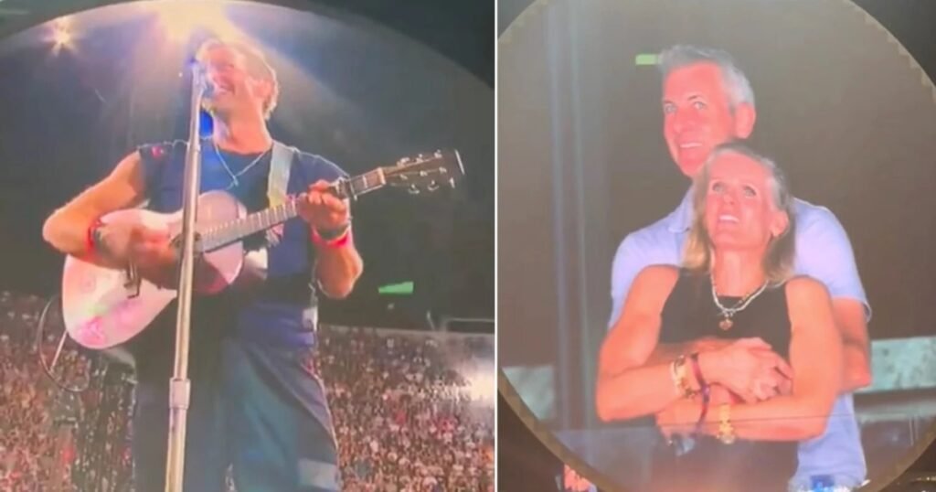 Scandalul „kiss cam affair” de la concertul Coldplay ia o altă turnură. Soțul directoarei HR surprinse în brațele șefului era și el la concert, cu altă femeie