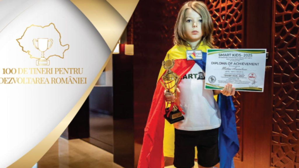 Super Campionul Mondial la Aritmetică Mentală, Matias Aneculăesi, se înscrie în campania „100 de tineri pentru dezvoltarea României”
