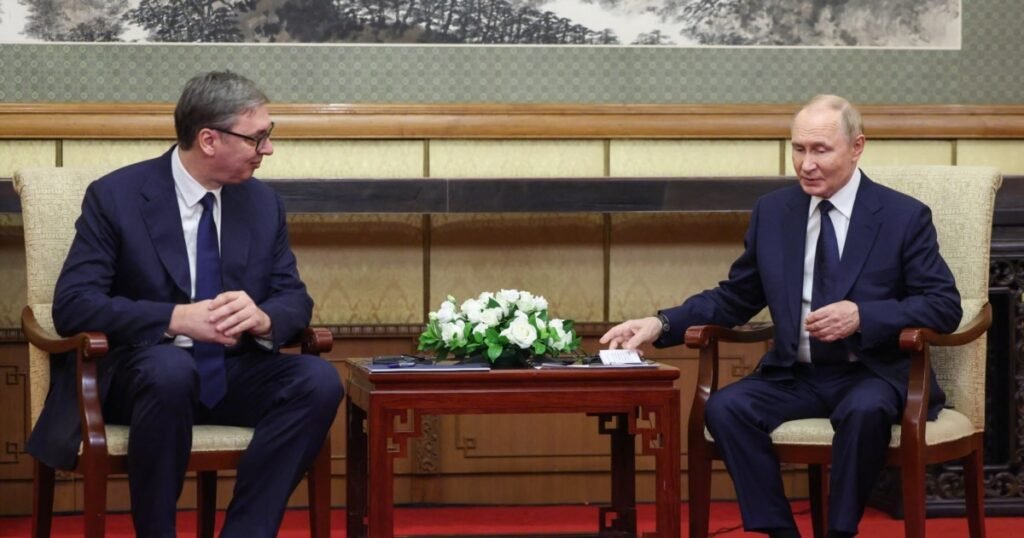 Vučić și Putin au stabilit la Beijing că vor coopera „în toate domeniile”