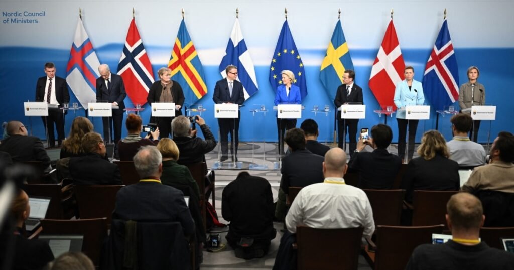 Consiliul Nordic | Ursula von der Leyen: UE nu poate tolera perturbarea spațiului aerian. Baloanele de deasupra Lituaniei, o provocare Consiliul Nordic | Ursula von der Leyen: UE nu poate tolera perturbarea spațiului aerian. Baloanele de deasupra Lituaniei, o provocare