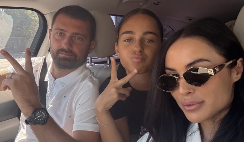 Gabi Tamaș și familia sa