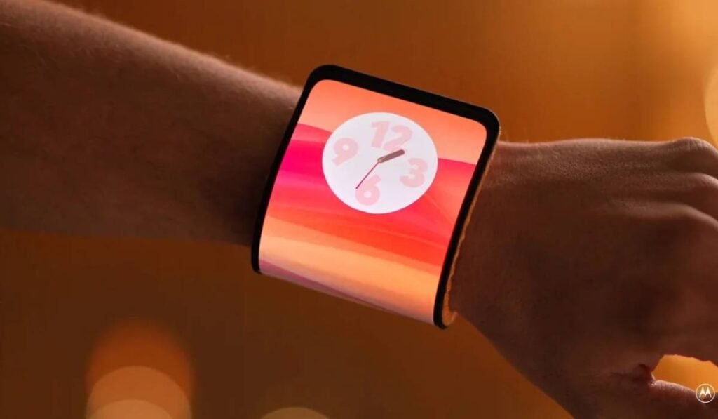 Motorola vrea să lanseze telefonul pe care îl poți purta (din nou) Conceptul de telefon Motorola purtabil la încheietură.