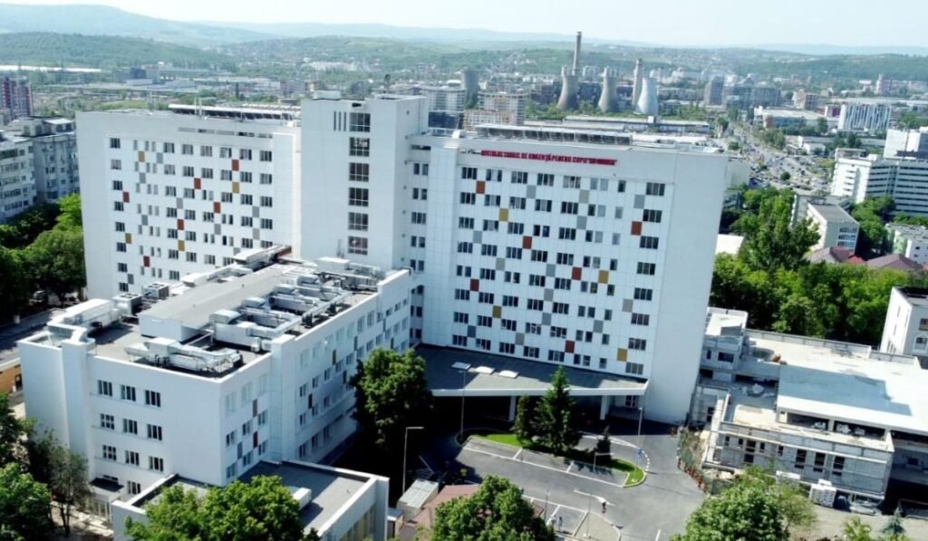 fațada Spitalului Clinic de Urgenta pentru Copii Sfanta Maria Iasi