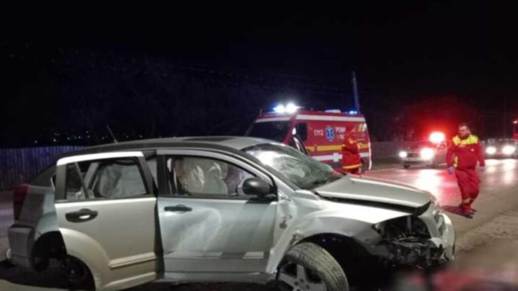 Accident grav în județul Botoșani. FOTO: ISU