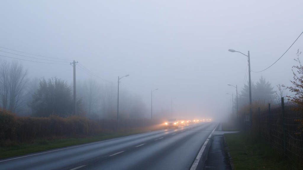 Cod galben de ceață. Vizibilitate redusă în mai multe județe din Transilvania Cod galben de ceață. Vizibilitate redusă în mai multe județe din Transilvania