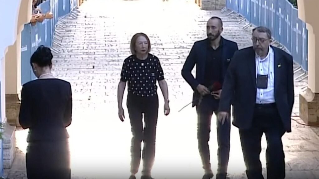 Ultimele imagini cu Stânoiu și partenerul ei (sursă: TVR)