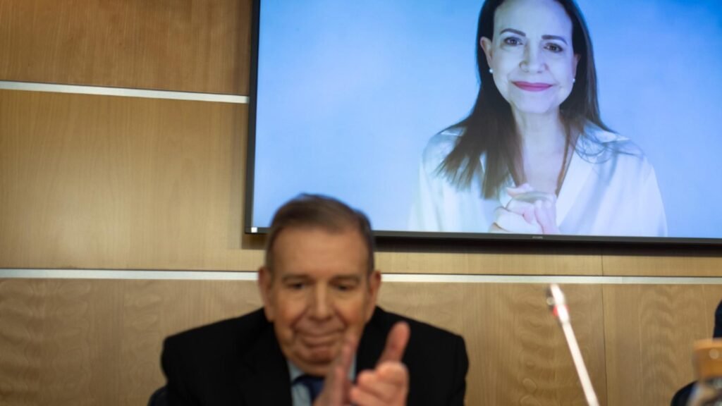 Edmundo González și María Corina Machado. Foto: Profimedia