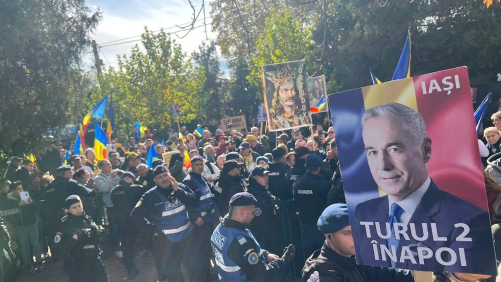 Patrioții cer dreptate pentru Călin Georgescu (foto: Mădălina Ignat)