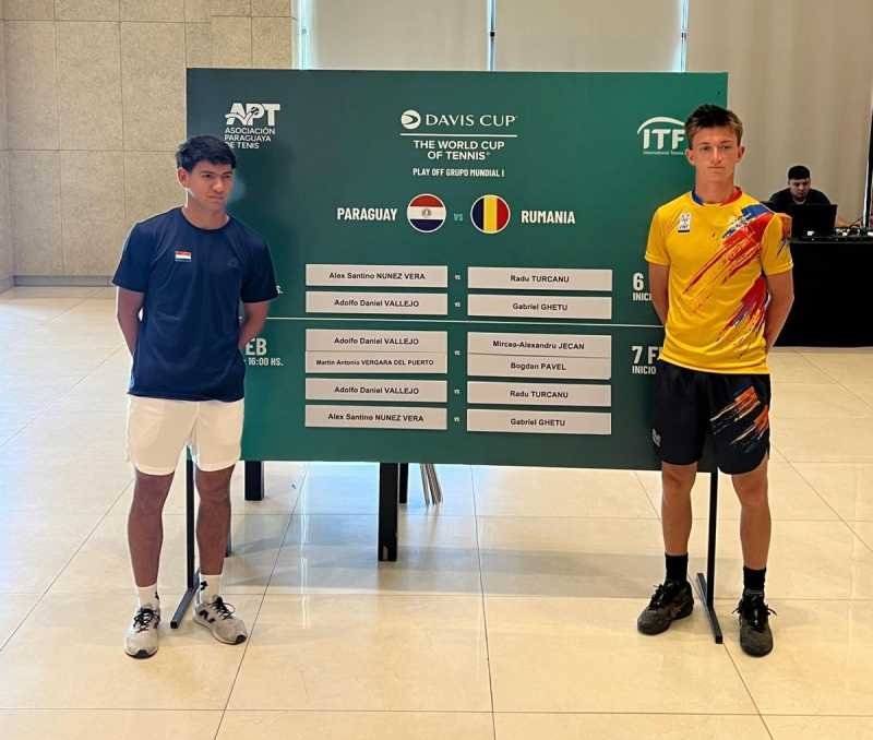 Tenis: Radu Țurcanu a adus României primul punct în întâlnirea cu Paraguayul, din Cupa Davis Image