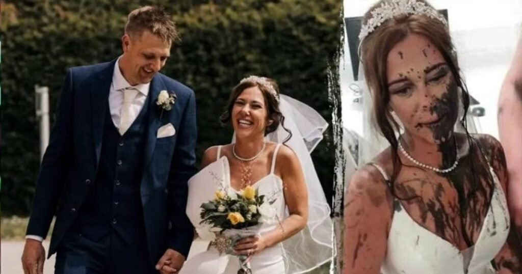 Cumnata i-a stricat cea mai frumoasă zi din viața ei. Mireasa s-a trezit stropită cu cerneală neagră chiar în fața altarului