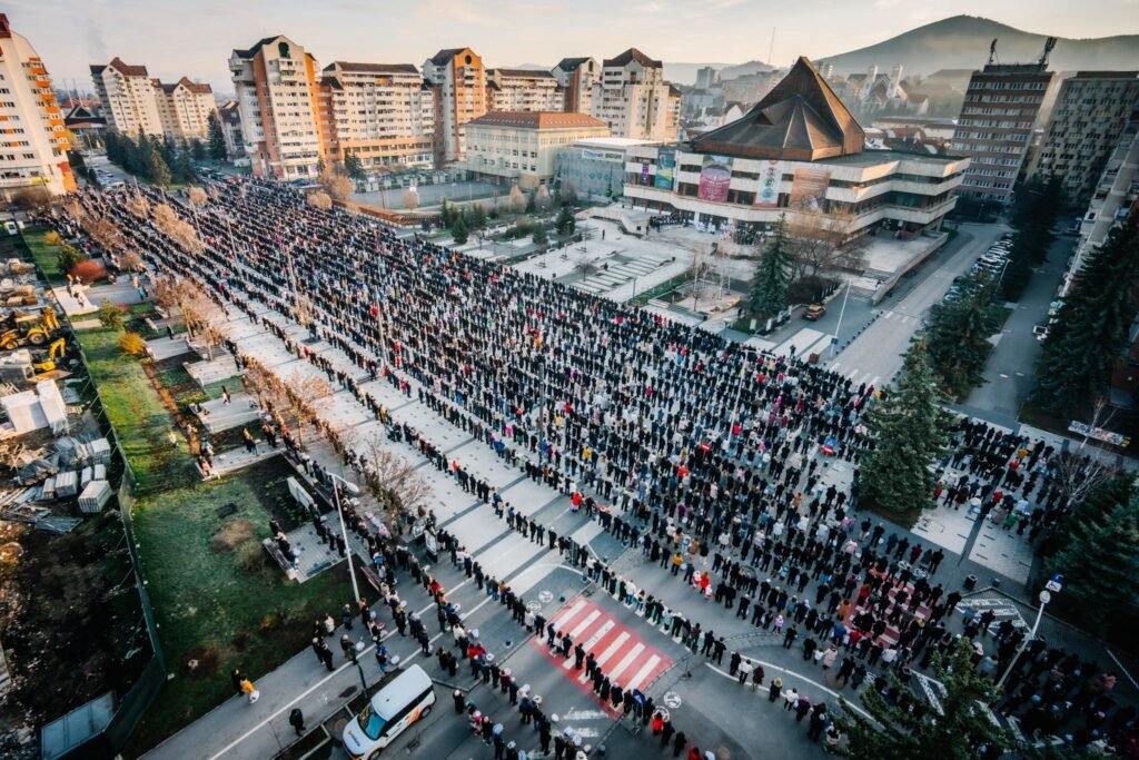 Imagini impresionante la Miercurea Ciuc, unde a avut loc tradiționala sfințire a bucatelor de Paște Imagini impresionante la Miercurea Ciuc, unde a avut loc tradiționala sfințire a bucatelor de Paște