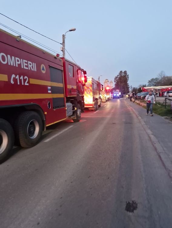 Incendiu la un bloc social în municipiul Constanța; a fost activat Planul Roșu de Intervenție Image