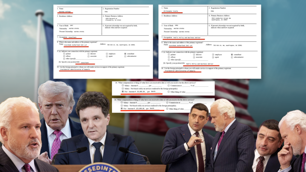 (DOCUMENTE) Președintele CPAC, Matthew Schlapp, apropiat de Donald Trump și un susținător al lui George Simion, în contractul de lobby al Administrației Nicușor Dan. Noi date publicate de administrația SUA: cine mai apare, cât câștigă pe lună din România, legăturile pe zona de energie (DOCUMENTE) Președintele CPAC, Matthew Schlapp, apropiat de Donald Trump și un susținător al lui George Simion, în contractul de lobby al Administrației Nicușor Dan. Noi date publicate de administrația SUA: cine mai apare, cât câștigă pe lună din România, legăturile pe zona de energie
