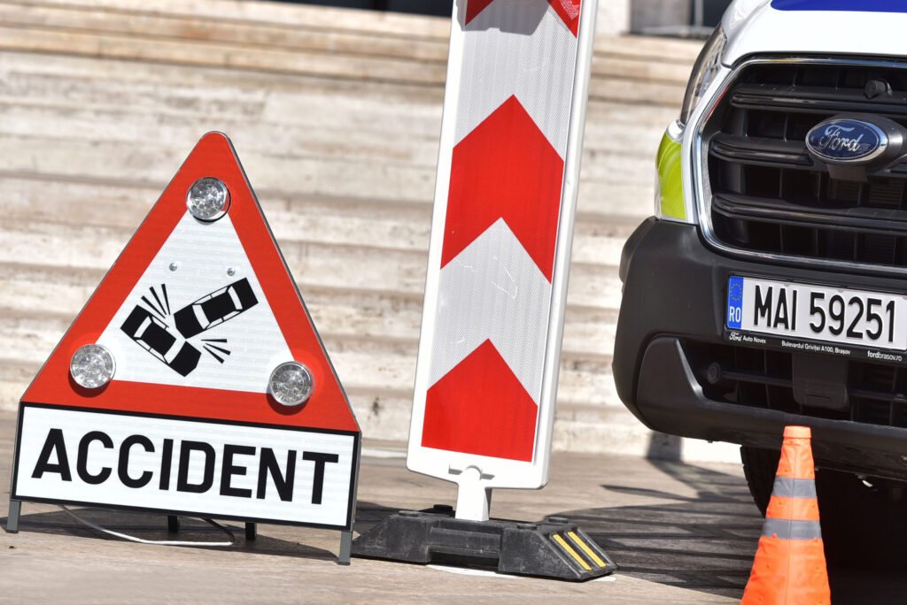 Accident pe DN 1, în zona Avrig. Traficul este blocat complet